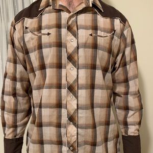 Roper Western Snap-down Collared shirt